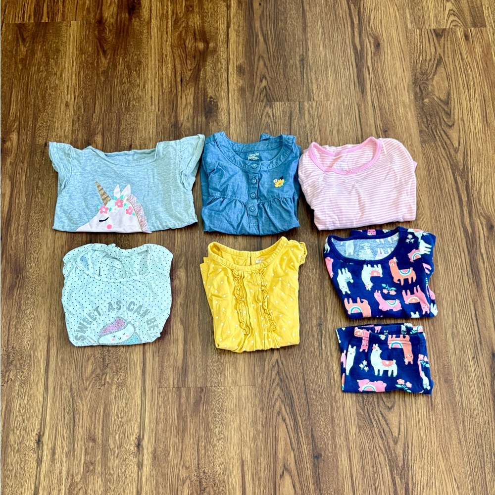 Lot of Carter’s girls clothes - sizes 5 & 5t